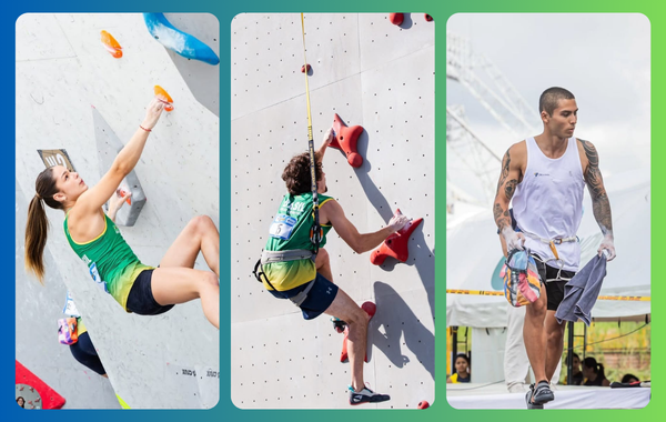 Atletas paranaenses são convocados para a Seleção Brasileira de Escalada Principal em 2026
